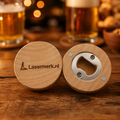 Houten gepersonaliseerde flesopener